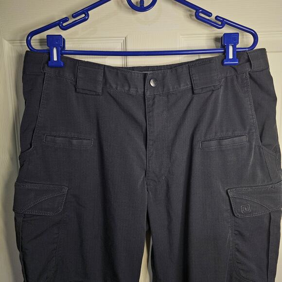 5.11 Tactical Cargo Pants – Men's 36x32, Dark Gray, Durable Utility Workwear - Picture 3 of 8